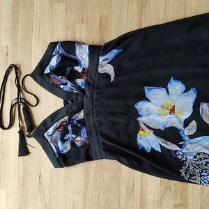 White House Black Market Maxi Floral High Low Dress